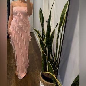 Gorgeous Pink Ruffled Dress